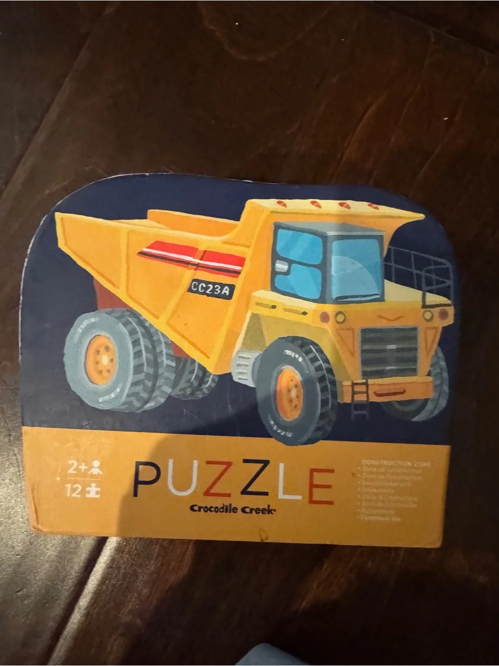 12-piece Crocodile Creek Construction Mini Puzzle